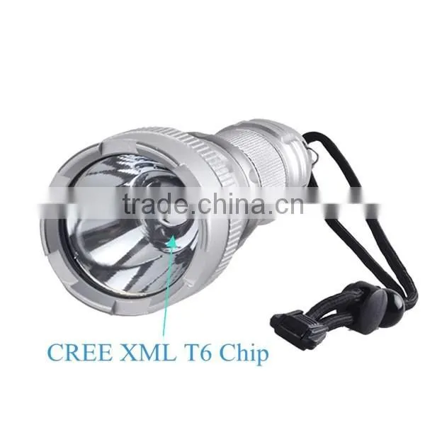 Stable Quality Waterproof Aluminum Diving Torch Diving Flashlight photo-2