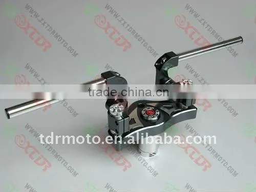 Scooter folding handle bar set