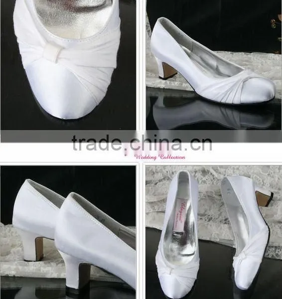 White Modest 2011 Top Quality New Design WS-041 Wedding Shose Best Price
