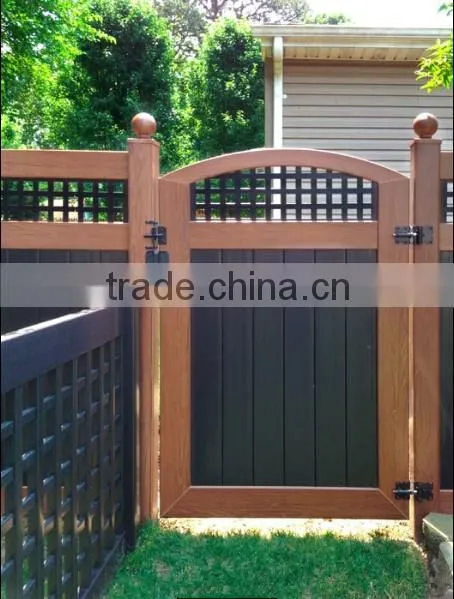 New Design Dark Brown Vinyl Fence photo-4