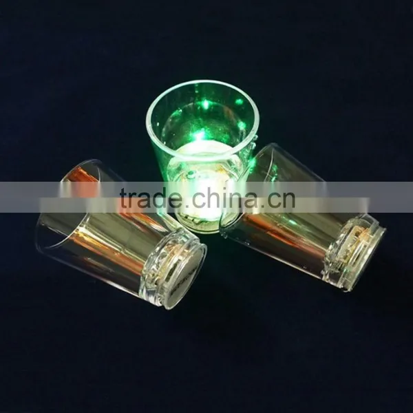 60ml Small Drinking Glass Pouring Water Shiny LED Spirits Cup photo-4