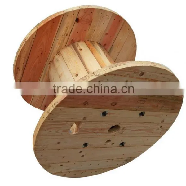 Nailed Pine Wire Cable Reel Spool photo-2
