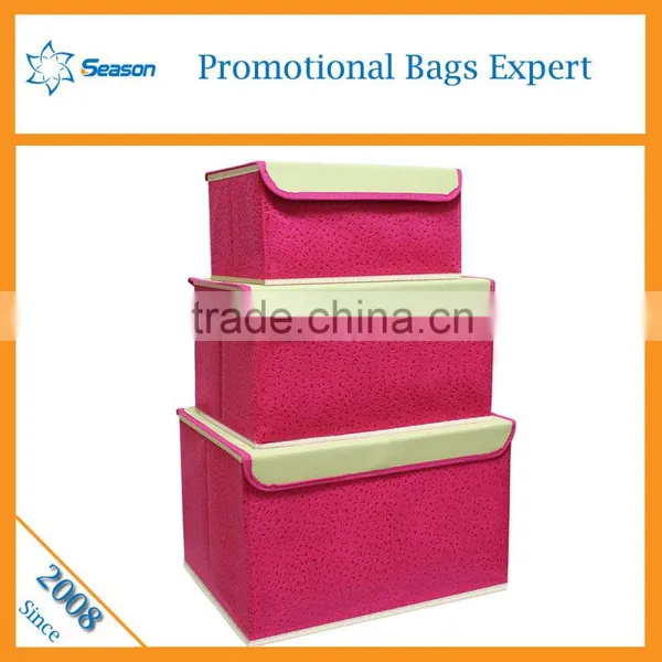 Doll Storage Boxes Storage Box Foldable Fabric Storage Box photo-3