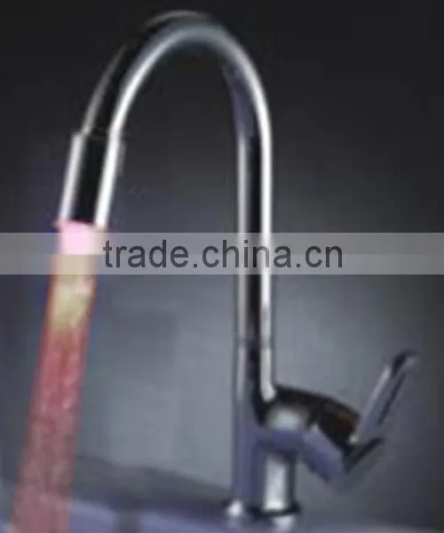 HM-8619 Top Quality Exquisite Faucet With LED Light,waterfall Basin Faucet for Kitchen