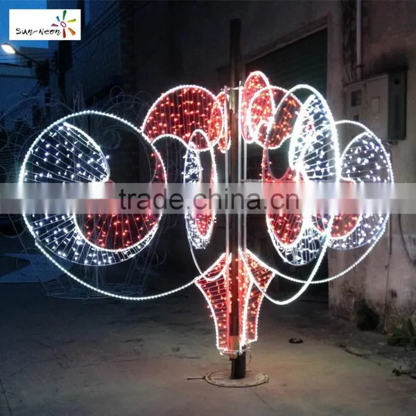 Fancy New Design 3D Commercial Decoration Motif Street Light photo-3