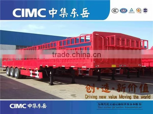 CIMC 3 Axles Fence Semi Trailer With Gooseneck Style Optional for Livestock / Cow / Cattle Transportation photo-2