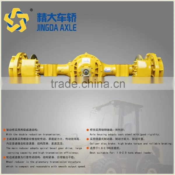 Earth Moving Machinery Spare Parts 3t Wheel Loader Axle 5t Loader Parts Xcmg Xgma Forklift Axle photo-3