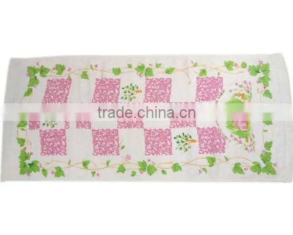 100% Cotton Velour Print Hand Towel photo-4