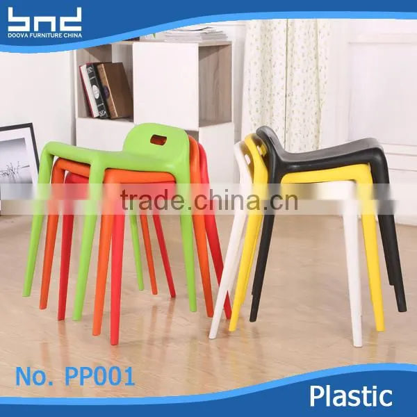 Modern Cheap Plastic Side Stool Chair Factory Price photo-5