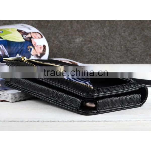 C&T Wallet Purse Clutch Folding Cover Shoulder Strap PU Leather Cases for Apple IPhone 7 photo-6