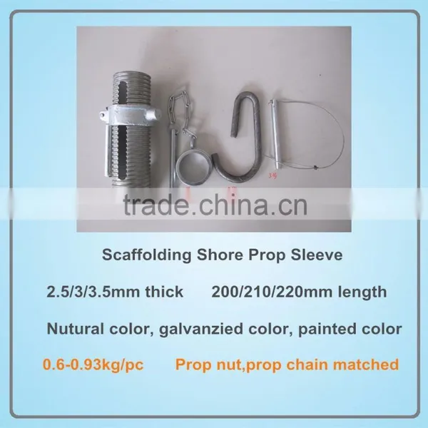 Adjustable Construction Scaffolding Prop Sleeve, Shore Prop Sleeve