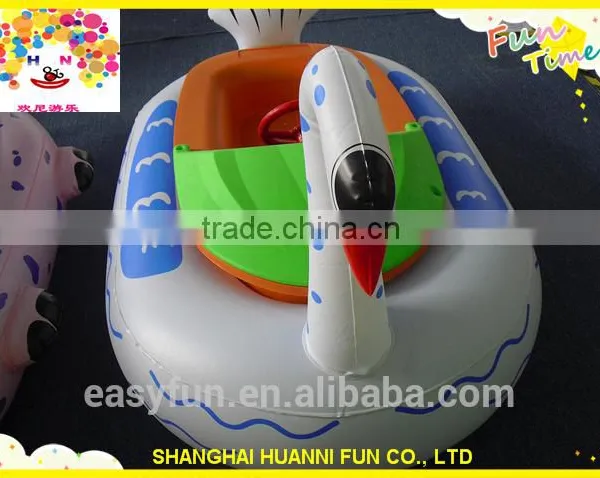 High Quality Inflatable Electric Bumper Boats Swan Floating Boat photo-4