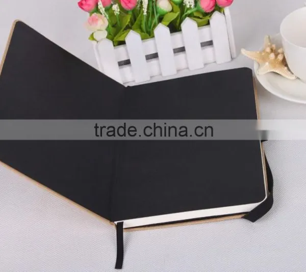 Hardcover Note Book With Black Elastic Strap photo-4