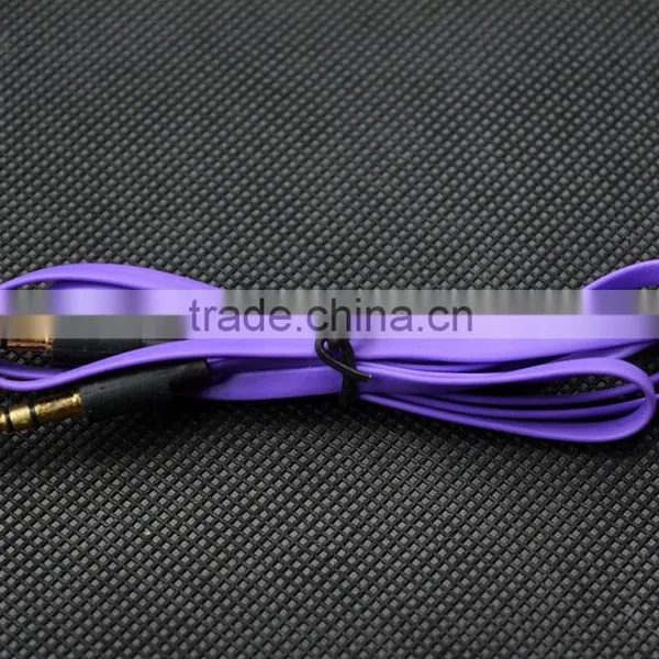 3FT 3.5mm Male To Male Noodle Jack Audio Stereo Aux Cable Adapter for PC IPhone IPod photo-4