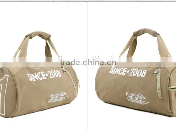 Factory Hot Selling Canvas Travel Handbag Sports Weekend Overnight Carry-on Duffel Gym Bag Luggage photo-4