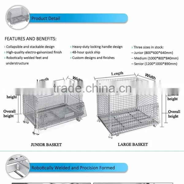 Storage Metal Cage / Metal Breeding Cage / Pallet Cages for Sale photo-3
