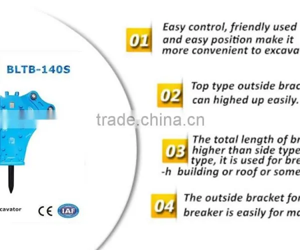 BLTB-140S Rock Mining Breaker Tool,rock Breaker,breaker Tool,breaker Hammer;mining Breaker for Excavator photo-2