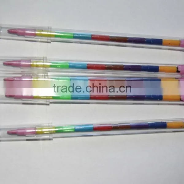 EX- Price High Quality 10 Colors Bullets Pencil Crayon for Kids photo-3