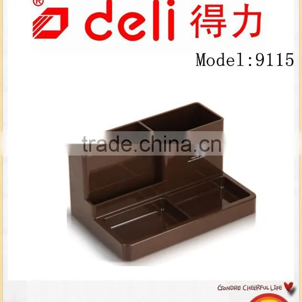 Deli Multifunction Pen Stand for Promotion Gift Plastic Pen Stand Model 9115