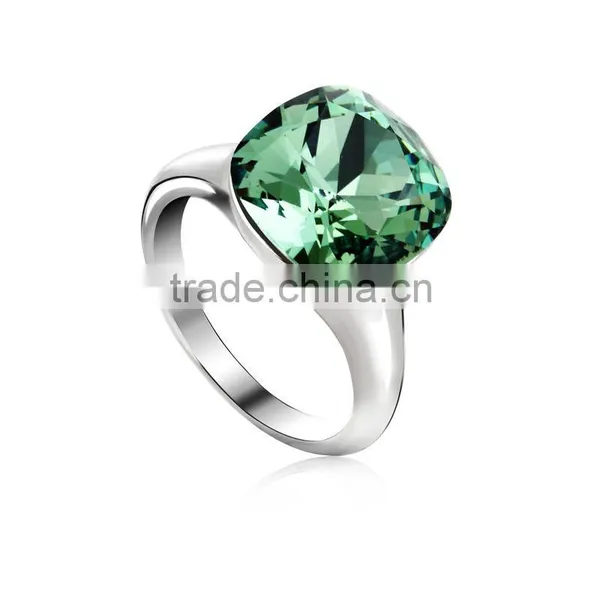 OUXI 2015 Fashion Ring Made With Crystal Jewerly 40029 Anillo Rojo photo-2