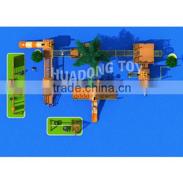2016 Wooden Playground Slide Toys,kids Outdoor Exercise Equipment photo-3