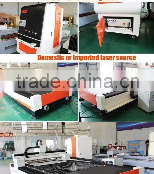 Metal Laser Cutting Machine / Fiber Metal Laser Cutting 300W 500w 1000w photo-4