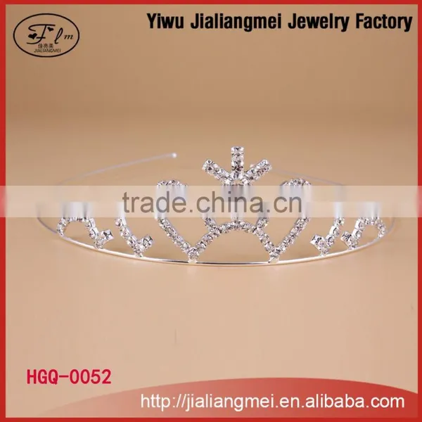 2015 Fashion Rhinestone Hair Accessories Women Crystal Wedding Tiaras