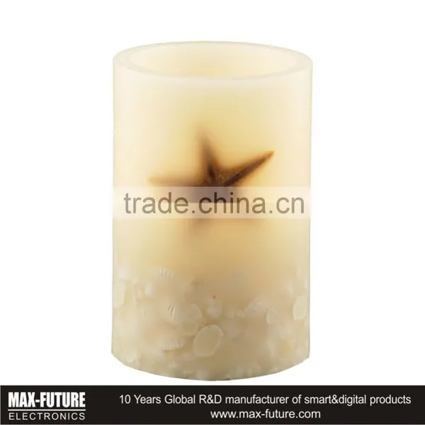 F-0716B Rechargeable Candle Light With Wireless Bluetooth Speaker photo-5