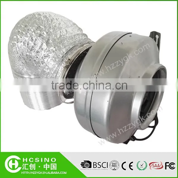 Metal Casing 4",6",8",10",12" 120V/230V AC Current Ventilation Blower Fan/Axial Flow Type Circular Mounted Duct Fan photo-5