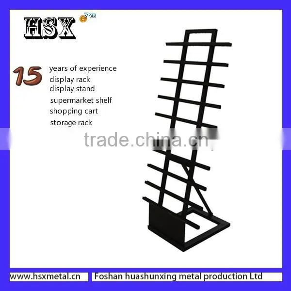 Metal Floor Carpet Display Rack Floor Rack HSX-FR002 Metal Stand Racking Supermarket Stands photo-2