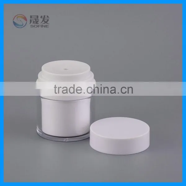 New Design Various 50ml Round Cosmetic Airless Pump Bottle photo-2