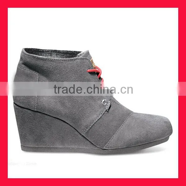 Wholesale Winter Boots Desert Wedge Women High Heel Shoes photo-2