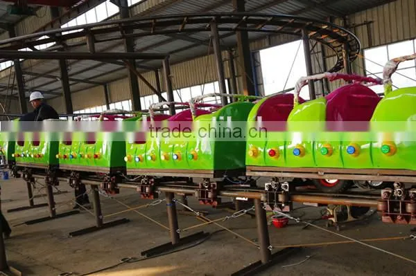 Fairground Rides Amusement Park Rides Roller Coaster Caterpillar Rides Adults / Children Exciting Mini Roller Coaster for Sale photo-4