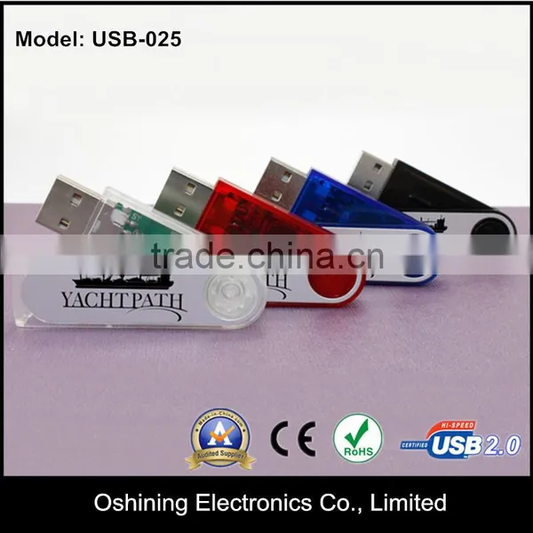 Bulk Buy Folding Twist USB Pen Drives 8GB/16GB/32 GB/ 64 GB/ Micro Swivel USB 2.0 Flash Drive(USB-025) photo-5