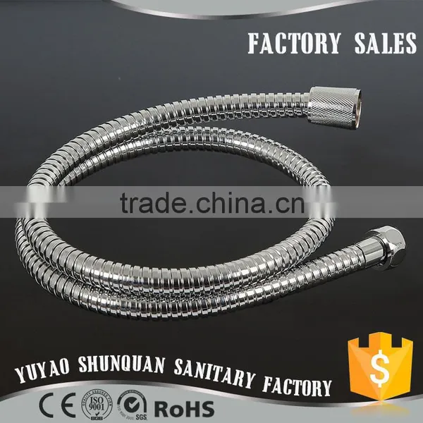 Factory Sale OEM Bathroom Chrome Double 1.5m Shower Head Flexible Hose photo-2
