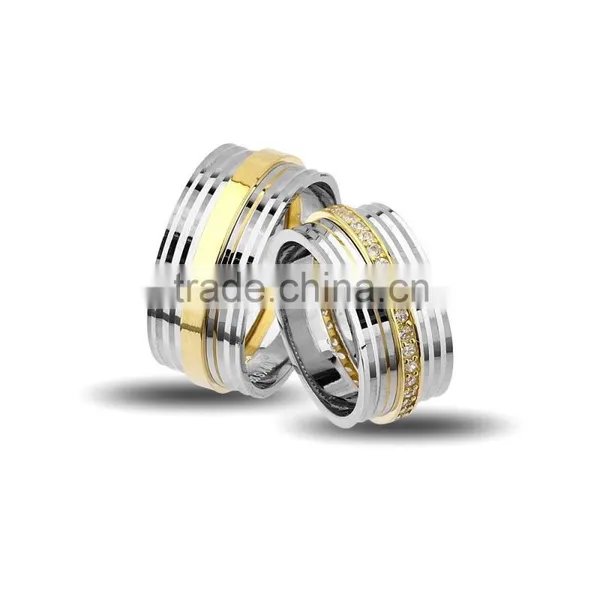 925K Sterling Silver Wedding Band His Her High Newest Model Handmade Ring BSVYS035