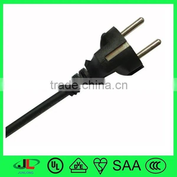 European 2 Pin Power Plug, Right Angle Schuko Plug With Extension Cords photo-5