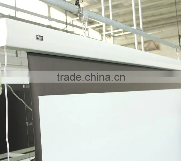 OEM Motorized Electrical Projector Projection Screen photo-5