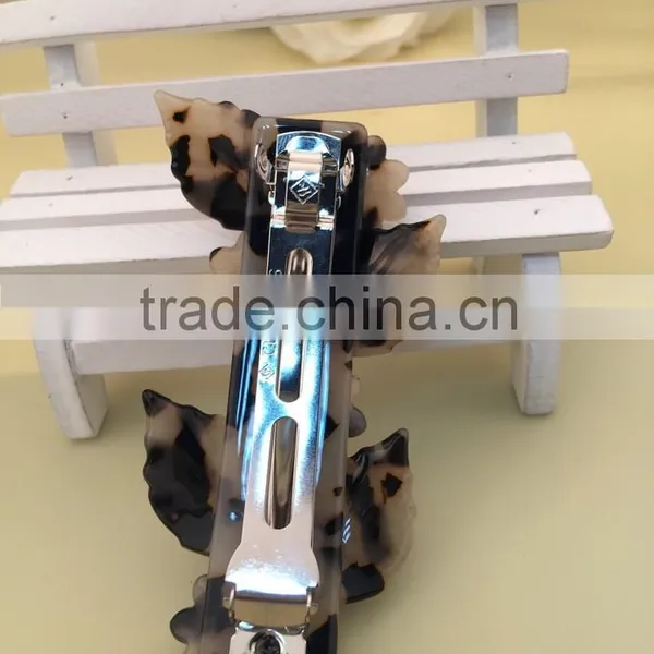 Wholesale Channel Hair Accessories Brand Barrettes Hair Clips for Thick Long Hair Magnetic Flower Leaves Hair Clip photo-3