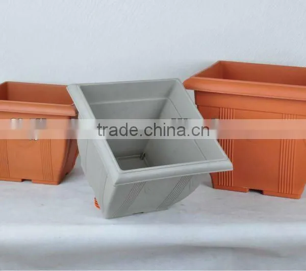 rectangular planter box,square plastic nursery pots,plastic rectangular flowerpot