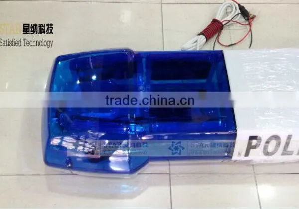 Led Blue Police Emergency Flashing Lightbar photo-3