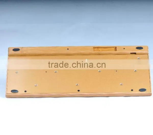 High Quality and Hot-sell Natural Bamboo Wireless Mechanical Keyboard and Mouse photo-3