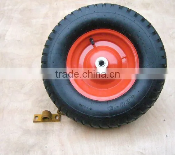 3.00-8 Wheel / 3.00-8 Rubber Wheel With Red Rim and 13x3 Wheel photo-4