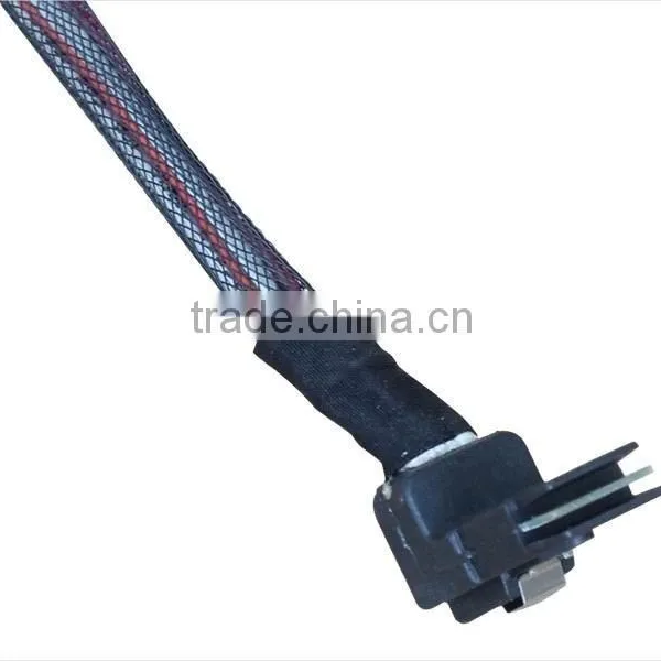 MiniSAS Cable Right Turn 90 Degree SFF-8087 to SFF-8087 36P-36P Data Cable 6Gb/s photo-3