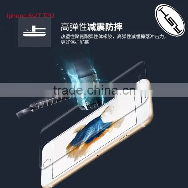 HUYSHE TPU Nano Material Full Cover Anti Shock Screen Protector for Iphone Series 6 6s 7 Plus TPU Film photo-3