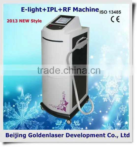 2013 Laser Tattoo Removal Slimming Machine Cavitation E-light+IPL+RF Machine uv Led