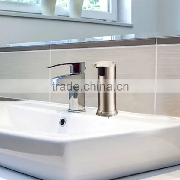 Wholesale 250ml Hot Stainless Steel Automatic Hand Sanitizer Soap Dispenser Foam Sensor Soap Dispenser photo-5