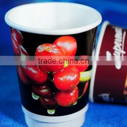 Beverage Ice Cup, 8~16oz Double Wall Coffee Paper Cup, Double Wall Coffee Paper Cups photo-5