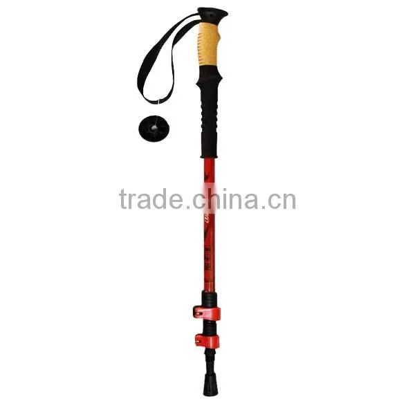2015 Newest High Quality Retractable Trekking Pole With Quick Lock photo-3