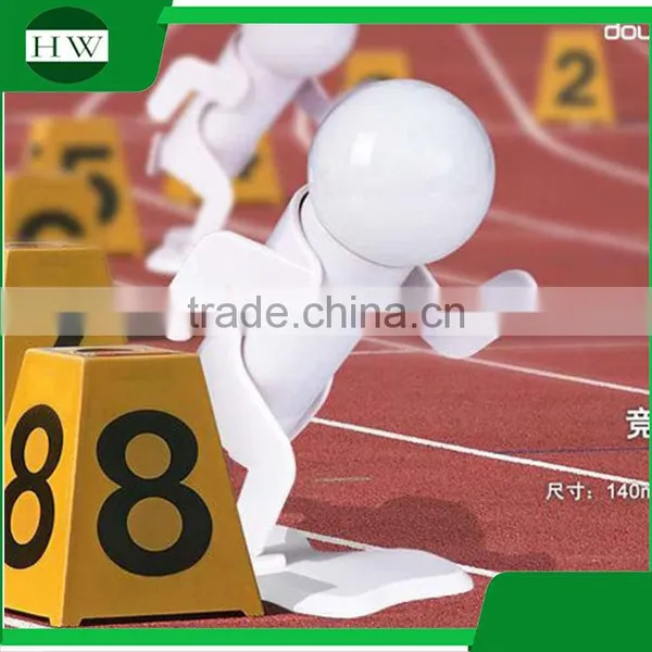 Children Plastic Mini Cartoon Running Man Electric Plug Night Lamp Light photo-5